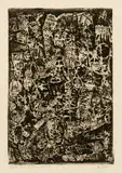 Paul Klee, Kleinwelt, 1914. Work number 1914.120, Etching on zinc on Japan paper