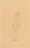 Gentleman (recto) - Étude de cheval et cavalier (verso) by Henri de Toulouse-Lautrec, Circa 1872-1893, Pencil drawings on wove paper, offered Sep 2025