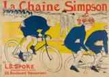 La Chaîne Simpson by Henri de Toulouse-Lautrec, 1896, Colour lithograph on wove paper, poster with text (not designed by the artist), offered Sep 2025