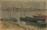 Edouard Vallet, Canal à Chioggia, 1905, Oil on canvas