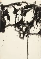 Untitled by Sam Francis, 1957, Indian ink on wove paper, offered Sep 2025