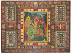 Adolf Wölfli, Skt. Adolfina, vom Skt. Adolf = Throon, Im Tiroll, 1927, Watercolour, coloured pencil and pencil on heavy wove paper