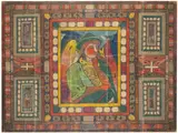 Adolf Wölfli, Skt. Adolfina, vom Skt. Adolf = Throon, Im Tiroll, 1927, Watercolour, coloured pencil and pencil on heavy wove paper