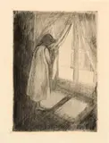 Edvard Munch, Das Mädchen am Fenster - The Girl at the Window