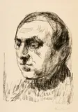 Edvard Munch, Christian Gierløff, 1913, Lithograph on wove paper