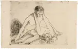 Edvard Munch, Die Katze - The Cat, 1914, Etching and drypoint on Japan paper