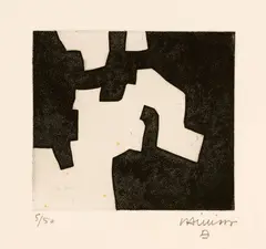 Elkar III by Eduardo Chillida, 1969, Etching on wove paper, offered Sep 2025