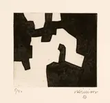 Eduardo Chillida, Elkar III, 1969, Etching on wove paper