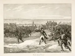 Théodore Géricault, Marche dans le désert, 1822, Lithograph