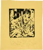 Ernst Ludwig Kirchner, Mädchen am Stickrahmen, 1919, Lithograph