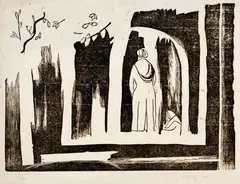 Moïse Kisling, Ohne Titel, 1916, Woodcut on Japan laid paper