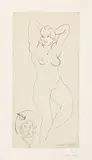 Henri Matisse, Nu. Époque du "Chapeau Jaune", 1929, Etching on chine appliqué on Arches wove paper