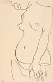 Henri Matisse, Nu de trois-quarts, une partie de la tête coupée