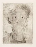 Emil Nolde, Der Graf, 1918, Etching and tonal etching on sturdy Van Gelder wove paper with watermark