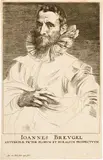 Anton van Dyck, Ioannes Breugel, Maler in Antwerp, Circa 1630, Etching on laid paper