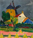 Ernst Ludwig Kirchner, Windmühle (Die Windmühle bei Moritzburg)