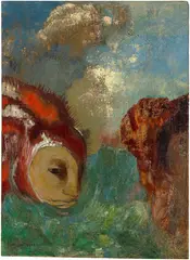 Odilon Redon, Angélique et le dragon, 1906, Oil on canvas