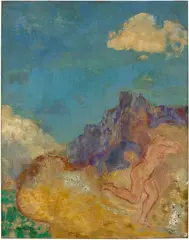 Odilon Redon, La fuite, 1910, Oil on canvas