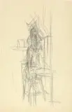 Alberto Giacometti, Nu assis