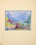 Am Luganersee by Giovanni Giacometti, 1907, Watercolour on firm paper, offered Sep 2024
