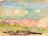 Giovanni Giacometti, Paesaggio di montagna