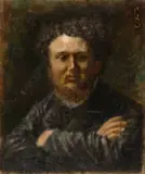 Giovanni Segantini, Porträt von Ercole Bertoni, Circa 1880, Oil on canvas