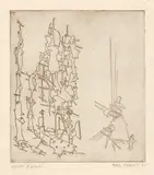 Yves Tanguy, Ohne Titel, 1947, Etching on laid paper