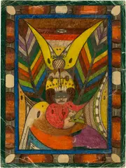 Adolf Wölfli, Skt. Adolf-Roosali von Skt. Adolf-Wald, 1920, Pencil and coloured pencil on drawing paper