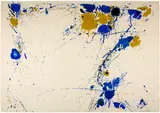 Sam Francis, Foot Print, 1960, Colour lithograph on wove paper, with watermark "BFK RIVES"