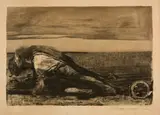 Käthe Kollwitz, Die Pflüger, 1907, Line etching, drypoint, aquatint