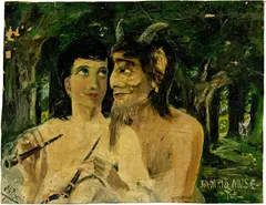 Otto Meyer-Amden, Theokrits Muse, 1908, Oil on canvas