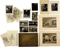 Alfred Marxer, Sammelnummer von Fotografien, Entwürfen, Druckstöcken, Holzschnitten und Entwurfsskizzen, Around 1915; around 1920; 1931-1940, Various techniques