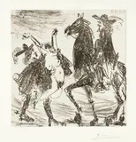 Pablo Picasso, Enlèvement II, Mougins, 27 July 1968, Etching on wove paper