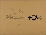 Antoni Tàpies, Ohne Titel, 1978, Lithograph and embossing on cardboard