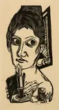 Max Beckmann, Frau mit Kerze
