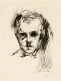 Max Beckmann, Kleines Selbstbildnis, 1913, Drypoint