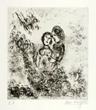 Marc Chagall, Couple et anges