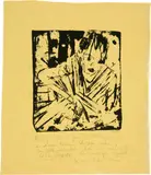 Ernst Ludwig Kirchner, Mädchen am Stickrahmen, 1919, Lithograph