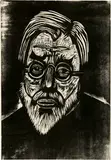 Kopf Jakob Bosshart by Ernst Ludwig Kirchner, 1921, Woodcut, offered Jun 2023