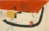 Le Corbusier, Nature morte avec bouteille, carafe, verre, et guitare