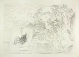 Pablo Picasso, Femme toréro, dernier baiser?, Paris, 12 June 1934, Etching