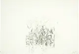 Antoni Tàpies, Originalentwurf zur Lithographie aus dem Portfolio "Sinnieren über Schmutz", 1976-1977, Pencil drift