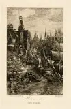 Rodolphe Bresdin, Mon rêve, 1883, Etching