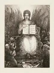 Rodolphe Bresdin, La République, 1883, Lithograph