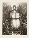 Rodolphe Bresdin, La République, 1883, Lithograph
