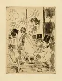 Jean-Louis Forain, Sammelnummer von 8 Blätter, Etchings or lithographs