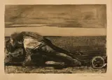 Käthe Kollwitz, Die Pflüger, 1907, Line etching, drypoint, aquatint
