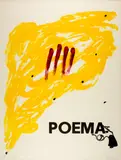 Poema by Antoni Tàpies, 1973, Colour lithograph, offered Jun 2023