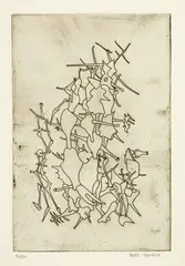 Yves Tanguy, Ohne Titel, 1945, Etching
