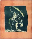 Emil Nolde, Mutter und Kind, 1913-1925, Colour lithograph